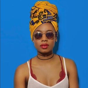 Ankara African Print Head Wrap